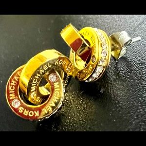 Michael Kors interlaced earrings